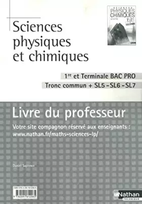 Couverture du produit · Sciences physiques et chimiques - 1re/Term Bac Pro