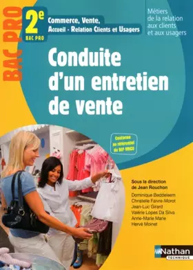 Couverture du produit · Conduite d'un entretien de vente