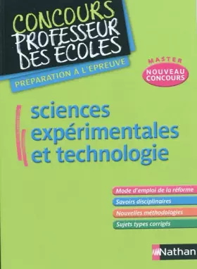 Couverture du produit · Sciences expérimentales et technologie