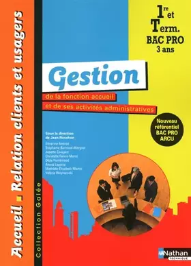 Couverture du produit · GEST FONC ACC ACT ADM 1E/TER B