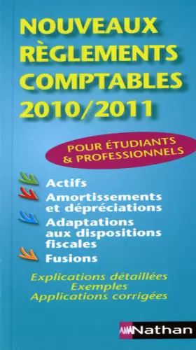 Couverture du produit · NOUVEAUX REGL COMPTABLES 10/11