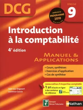 Couverture du produit · INTRODUCTION COMPTA EPR 9 DCG