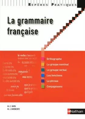 Couverture du produit · GRAMMAIRE FRANCAISE 2010