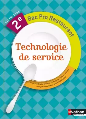 Couverture du produit · Technologie de Service 2e Bac Pro