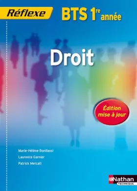 Couverture du produit · Droit BTS 1re année