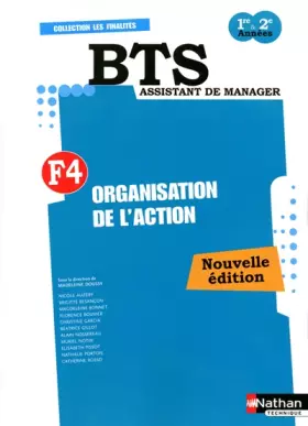 Couverture du produit · Finalité 4 - Organisation de l'action