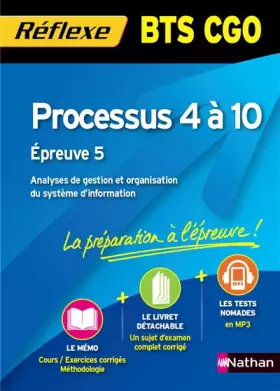 Couverture du produit · Processus 4 à 10 - BTS CGO