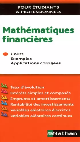 Couverture du produit · MATHEMATIQUES FINANCIERES 2011