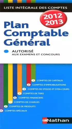Couverture du produit · PLAN COMPTABLE GENERAL 2012/13