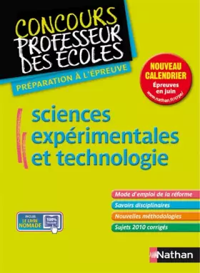 Couverture du produit · Sciences expérimentales et technologie