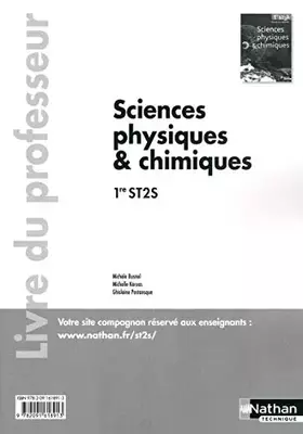 Couverture du produit · Sciences physiques et chimiques - 1re ST2S - livre du professeur