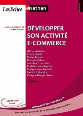 Couverture du produit · Développer son activité e-commerce