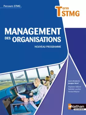 Couverture du produit · Management des organisations - Tle STMG
