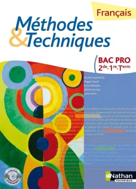 Couverture du produit · Français Méthodes et Techniques - 2e/1re/Tle Bac Pro