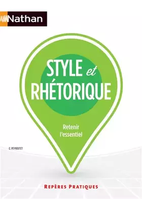 Couverture du produit · Style et rhétorique