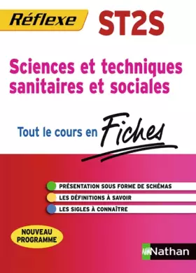 Couverture du produit · FICHES REFLEXE ST2S 1E/TERM ST