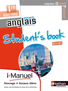 Couverture du produit · Anglais - Student's book 1re Bac Pro