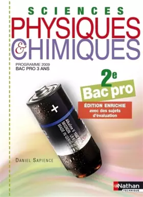 Couverture du produit · Sciences physiques et chimiques - 2e Bac Pro