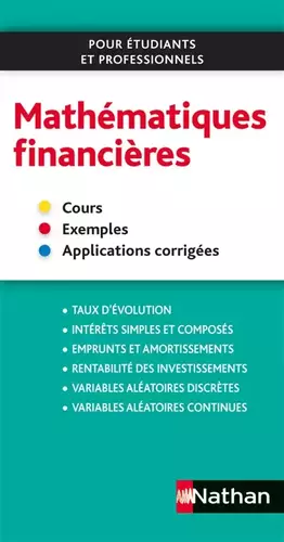 Couverture du produit · Mathématiques financières
