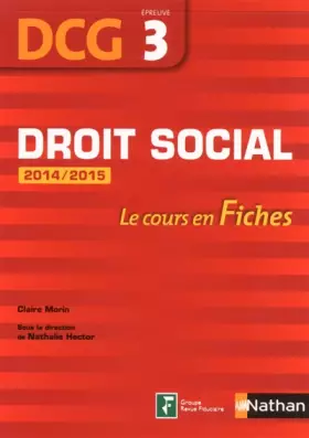 Couverture du produit · Droit Social 2014/2015