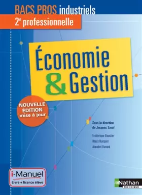 Couverture du produit · Economie & Gestion - 2e Bac Pro Industriels