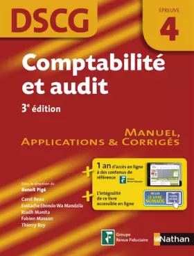 Couverture du produit · Comptabilité et audit