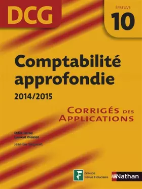 Couverture du produit · Comptabilité approfondie