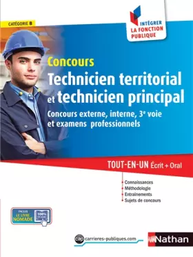Couverture du produit · Concours technicien territorial et technicien principal