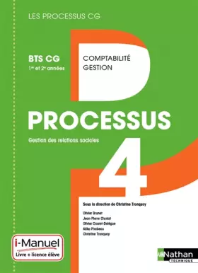 Couverture du produit · Processus 4 BTS CG 1re et 2e année