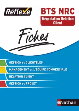 Couverture du produit · Fiches Réflexe - BTS NRC