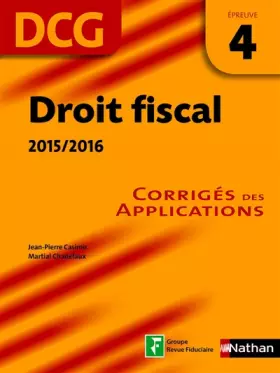 Couverture du produit · Droit fiscal 2015/2016