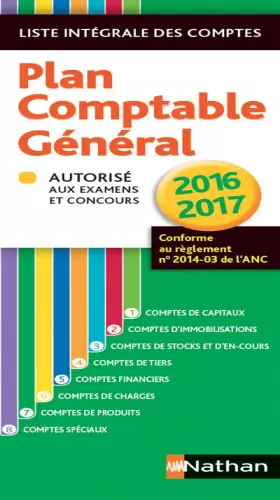 Couverture du produit · Plan comptable général 2016/2017