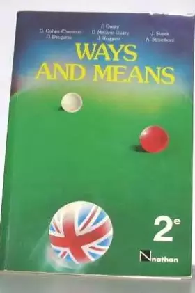 Couverture du produit · WAYS AND MEANS SECONDE