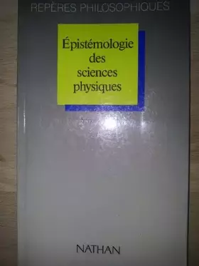 Couverture du produit · Épistémologie des sciences physiques