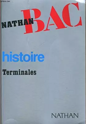Couverture du produit · Histoire terminales
