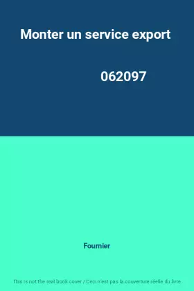 Couverture du produit · Monter un service export                                                                      062097