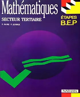 Couverture du produit · Mathématiques, secteur tertiaire