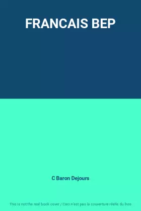 Couverture du produit · FRANCAIS BEP