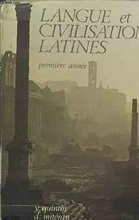 Couverture du produit · Langue et civilisation latines: 1) année