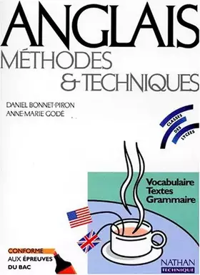 Couverture du produit · Anglais, méthodes et techniques. Livre de l'élève