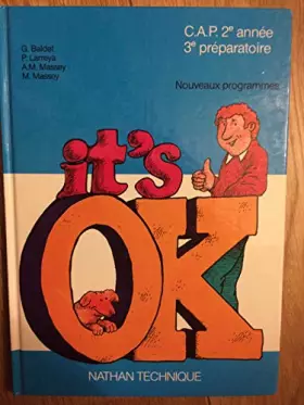 Couverture du produit · Anglais Cap 2eme Annee It'S Ok