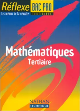 Couverture du produit · Maths tertiaire Bac professionnel, mémo reflexe n°13