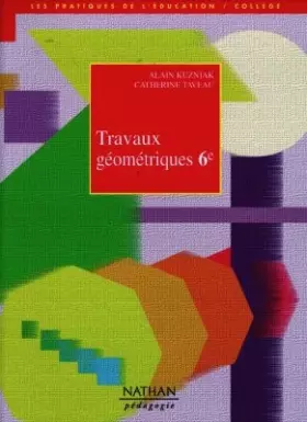 Couverture du produit · Travaux géométriques, 6e