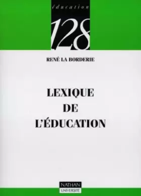 Couverture du produit · Lexique de l'éducation