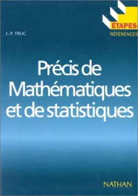 Couverture du produit · Etapes, numéro 91 : précis de maths et de statistiques