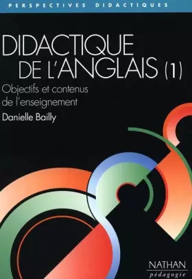 Couverture du produit · perspectives didactiques