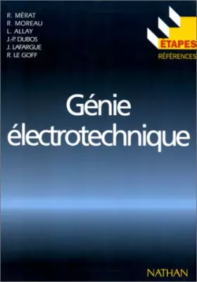 Couverture du produit · GENIE ELECTROTECHNIQUE