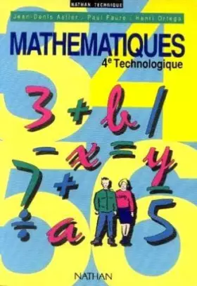 Couverture du produit · Mathématiques, 4e technologique