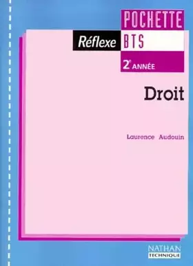 Couverture du produit · Droit, BTS 2e année. Pochette