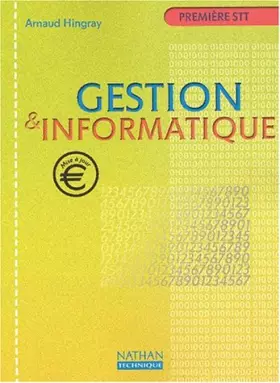 Couverture du produit · Gestion et informatique 1ère STT